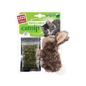 Gigwi 10 cm Catnip Hazneli Tavşan Kedi Oyuncağı