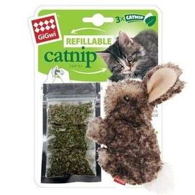 Gigwi 10 cm Catnip Hazneli Tavşan Kedi Oyuncağı