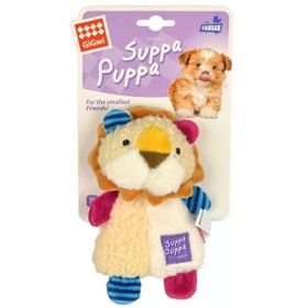 Gigwi 16 cm Suppa Puppa Sesli Peluş Aslan Sesli Köpek Oyuncağı