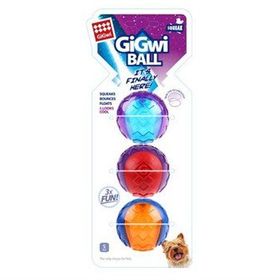 Gigwi 6409 Ball Sesli Sert Top Small 3'lü Köpek Oyuncağı