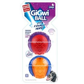Gigwi 6410 Ball Sesli Sert Top Medium 2'li Köpek Oyuncağı