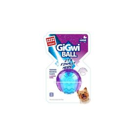 Gigwi Ball 5 cm Mavi Mor Sert Top Plastik Köpek Oyuncağı