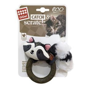 Gigwi Catch Scratch Rakun Kedi Oyuncağı