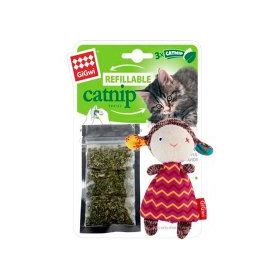 Gigwi Catnip Hazneli Kuzu 12 cm Kedi Oyuncağı