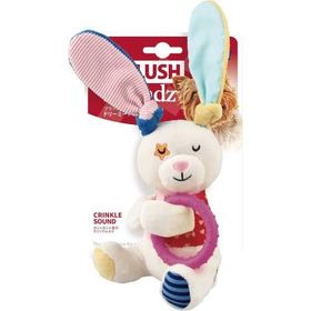 Gigwi Çiğneme Halkalı Peluş Tavşan 27 cm Sesli Köpek Oyuncağı