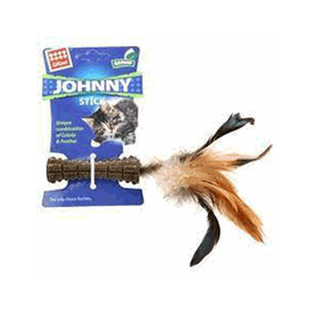 Gigwi Johnny Stick Doğal Tek Taraflı Tüylü Kedi Oyuncağı