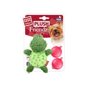 Gigwi Plush Friendz Sesli Peluş Kurbağa Köpek Oyuncakları
