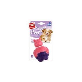 Gigwi Suppa Puppa Hipopotam Diş Kaşıma Pembe-Mor Köpek Oyuncağı