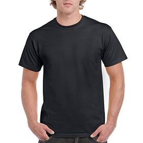 Gildan Siyah Ultra Pamuk 2'li Paket Yetişkin Erkek T-shirt