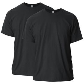 Gildan Siyah Ultra Pamuk 2'li Paket Yetişkin Erkek T-shirt