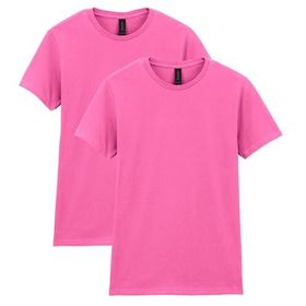 Gildan Stil 64000l Açelya Yumuşak Stil Pamuklu 2'li Paket Kadın T-shirt