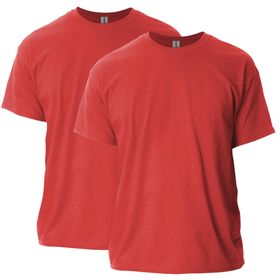 Gildan Stil G2000 Kırmızı Ultra Pamuklu 2'li Paket Erkek T-shirt