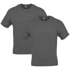 Gildan Stil G5000 Kömür Ağır Pamuklu 2'li Paket Erkek T-shirt