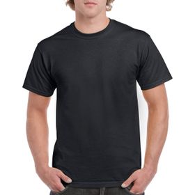 Gildan Stil G5000 Siyah Ağır Pamuklu 2'li Paket Erkek T-shirt