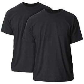 Gildan Stil G5000 Siyah Ağır Pamuklu 2'li Paket Erkek T-shirt
