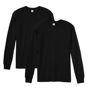 Gildan Stil G5400 Siyah Ağır Pamuklu 2'li Erkek T-shirt