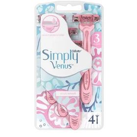 Gilette Venüs Simply 3 Bıçaklı 4'lü Tıraş Bıcağı