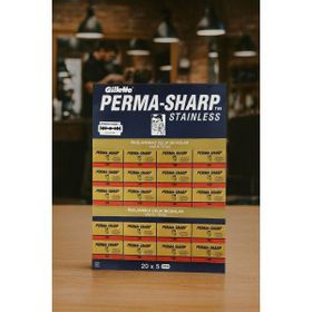 Gillette 100'lü 20x5 Permasharp Stainless Yaprak Tam Jilet