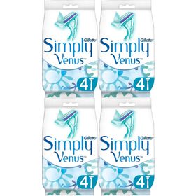 Gillette 16'lı Simply Venus 2 Kullan At Kadın 4 Adet Tıraş Bıçağı