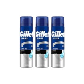 Gillette 3x200 ml Series Cleansing Tıraş Jeli