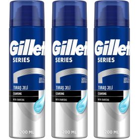 Gillette 3x200 ml Series Cleansing Tıraş Jeli