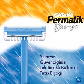 Gillette 6x10 Adet Permatik Banyo Kullan At Tıraş Bıçağı
