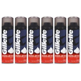Gillette 6x200 ml Normal Tıraş Köpüğü