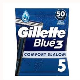 Gillette Blue 3 5 Adet Slalom Kullan At Tıraş Bıçağı