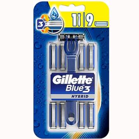 Gillette Blue 3 Hibrit Makine + 9 Bıçak