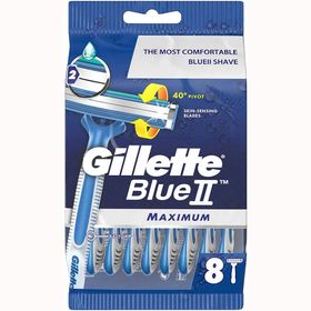 Gillette Blue II Maximum Tekli Tıraş Bıçağı (2 Bıçak)