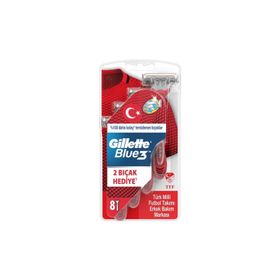 Gillette Blue3 8'li Milli Takım Özel Tıraş Bıçağı Paketi