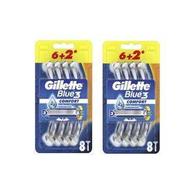 Gillette Blue3 Comfort 2 Adet 8'li Tıraş Bıçağı