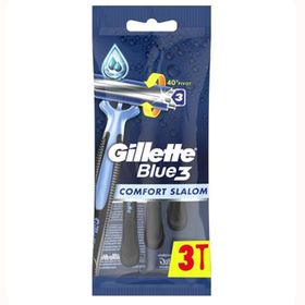 Gillette Blue3 Comfort Slalom 4 Adet 3'lü Kullan At Tıraş Bıçağı