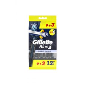 Gillette Blue3 Comfort Slalom 9+3'lü Kullan At Tıraş Bıçağı