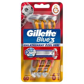 Gillette Blue3 Galatasaray Özel Seri 6'lı Tıraş Bıçağı