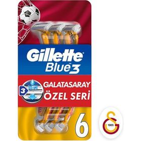 Gillette Blue3 Galatasaray Özel Seri 6'lı Tıraş Bıçağı
