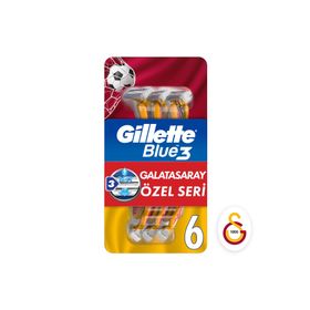 Gillette Blue3 Galatasaray Özel Seri 6'lı Tıraş Bıçağı