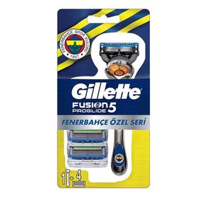 Gillette Fusion 5 Proglide Makine 1+4 Yedek Fenerbahçe Özel Seri Tıraş Bıçağı