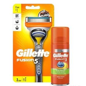Gillette Fusion 5 Tıraş Makinesi ve 75 ml Nemlendirici Jel Set