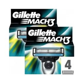 Gillette Mach 3 4'lü x 2 Adet Yedek Tıraş Bıçağı