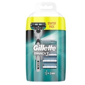 Gillette Mach 3 Tıraş Makinesi + 4 Yedek Tıraş Bıçağı