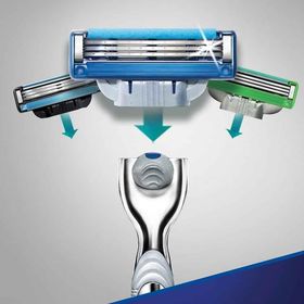 Gillette Mach 3 Turbo Makine + Mach3 2'li Tıraş Jeli + 12'li Yedek Tıraş Bıçağı Seti