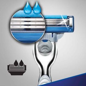 Gillette Mach 3 Turbo Makine + Mach3 2'li Tıraş Jeli + 12'li Yedek Tıraş Bıçağı Seti
