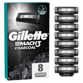 Gillette Mach3 Charcoal Avantajlı 8'li Yedek Tıraş Bıçağı