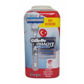Gillette Mach3 Tıraş Makinesi 1 up + 5 Yedek Tıraş Bıçağı