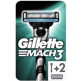 Gillette Mach3 Tıraş Makinesi + 2 Yedek Tıraş Bıçağı
