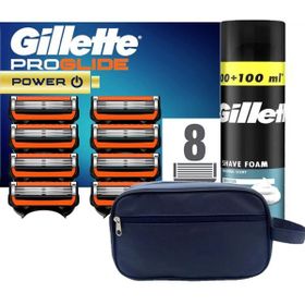 Gillette Proglide Power 8'li Yedek Tıraş Bıçağı + 300 ml Köpük
