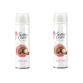 Gillette Satin Care Kuru Ciltler 2x200 ml Tıraş Jeli