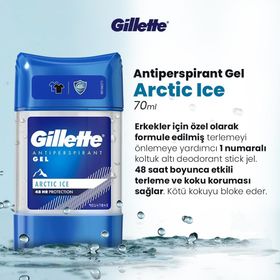 Gillette Series Jel Arctic Ice 70 ml Erkek Stick Deodorant
