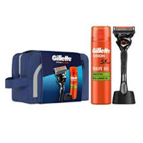 Gillette Set Proglide 1UP Tıraş Makinesi+200 ml Fusion Jel+Stand+Çanta